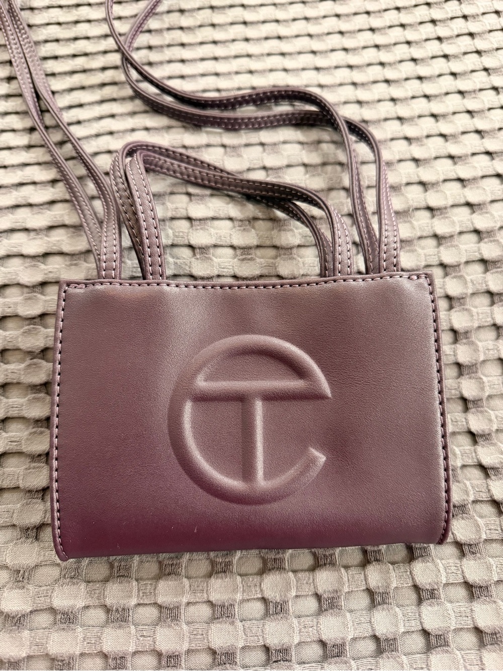 Telfar Small Mauve Crossbody Bag
